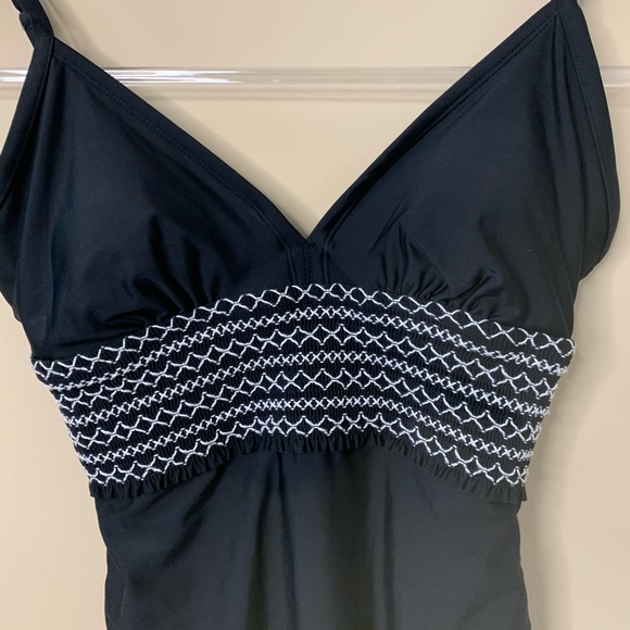 Kona Sol Black Smoked One Piece Swimsuit Small - Picture 4 of 8